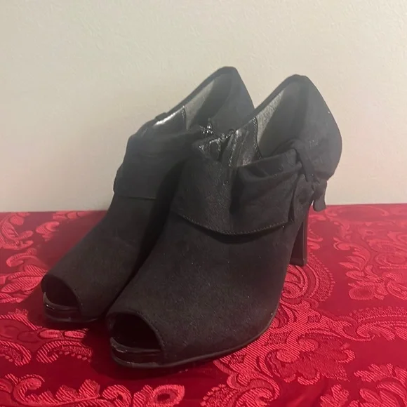Rampage Peep Toe Booties - Picture 1 of 5
